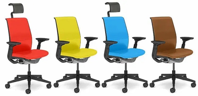 Steelcase Gesture Office Chair Cogent Connect Fabric Low Seat Height