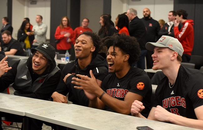 Watch Rutgers Reacts to Making the NCAA Tournament